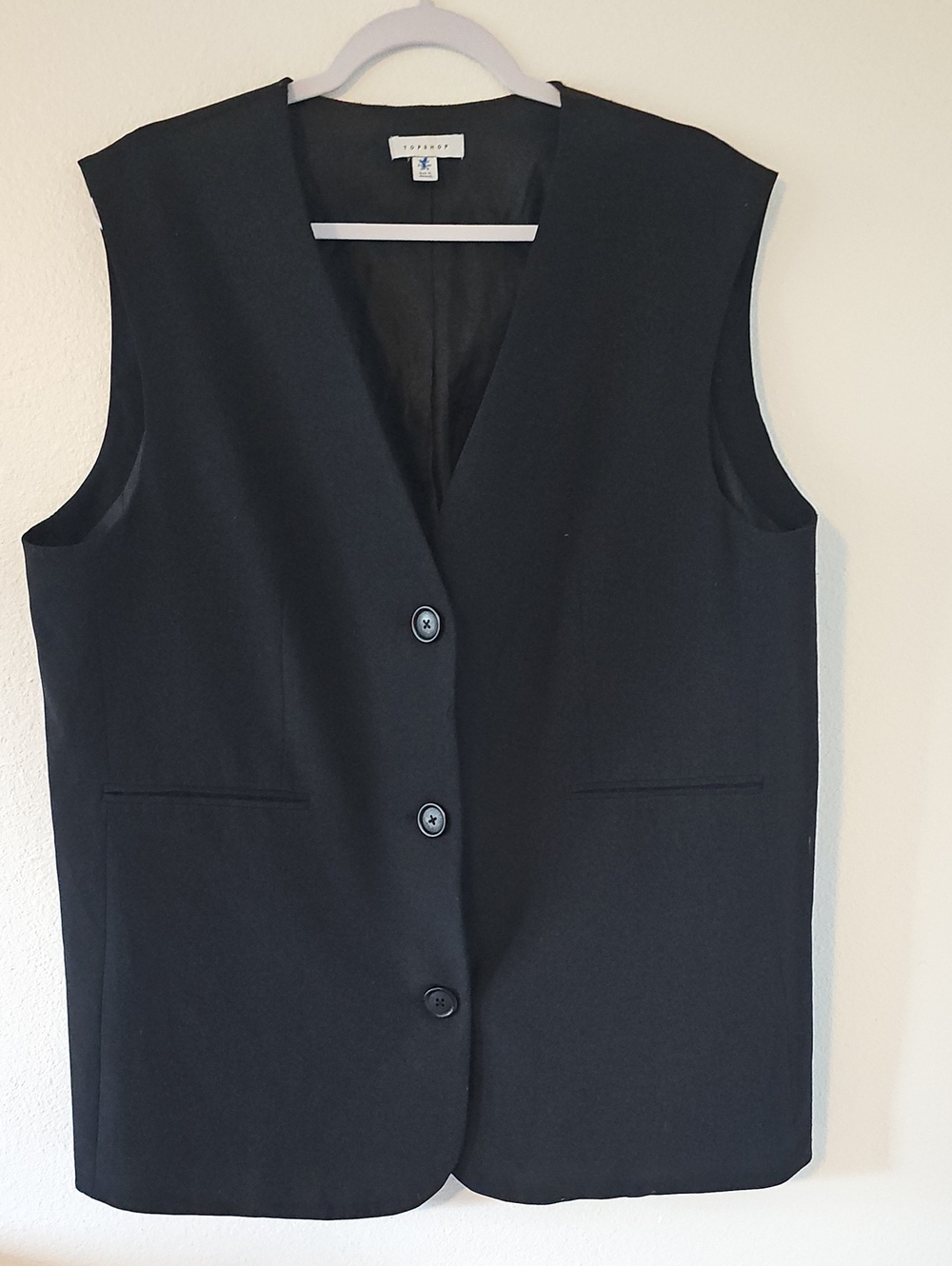 ●●TOP SHOP BLACK VEST GUC SIZE 8●●